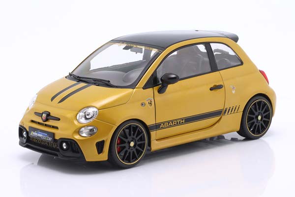 FIAT F595 ABARTH 2024 MATT-YELLOW METALLIC BLACK