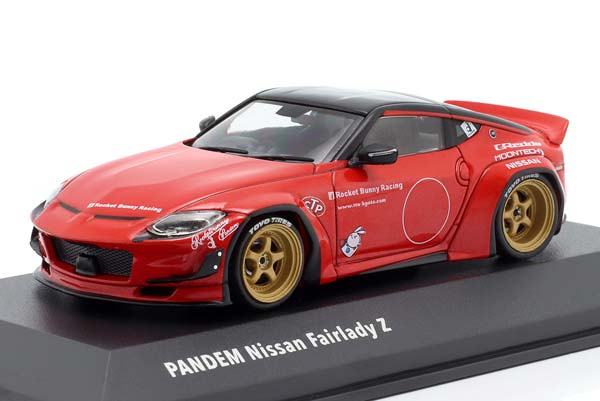 NISSAN FAIRLADY Z PANDEM RED METALLIC/BLACK