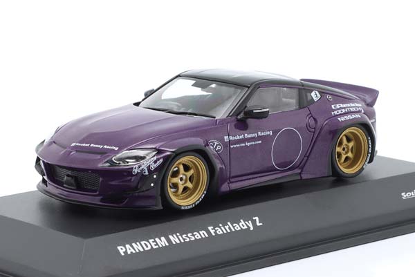 NISSAN FAIRLADY Z PANDEM PURPLE METALLIC/BLACK