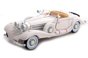 MERCEDES 500 K SPECIAL ROADSTER YEAR 1936 WHITE / МЕРСЕДЕС 500 РОДСТЕР БЕЛЫЙ МАХАРАДЖА