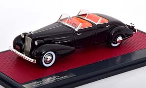 CADILLAC V16 DUAL SPORT PHAETON ROOF OPEN 1937 BLACK
