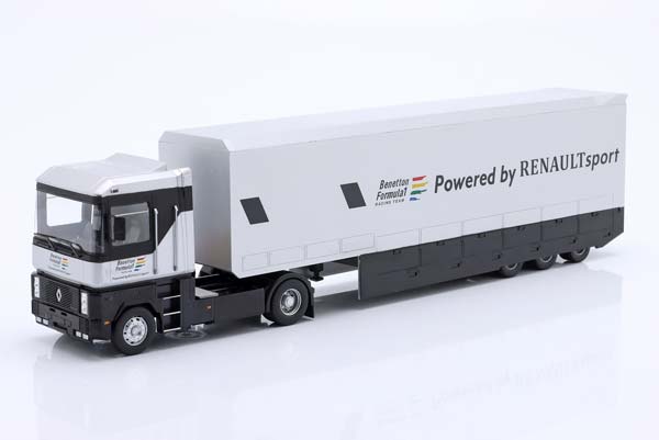 RENAULT TR350 BENETTON F1 TEAM TRUCK SILVER / РЕНО БЕНЕТТОН