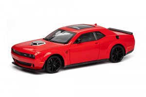 DODGE CHALLENGER SRT HELLCAT WIDEBODY 2023 RED / ДОДЖ ЧЕЛЕНДЖЕР КРАСНЫЙ (ДЛИНА 25 СМ БЕЗ КОРОБКИ)