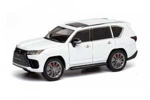 LEXUS LX600 2026 WHITE / ЛЕКСУС ЛХ600 БЕЛЫЙ (ДЛИНА 20 СМ БЕЗ КОРОБКИ)