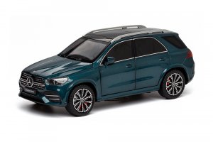 MERCEDES W167 GLE-CLASS 2019 EMERALD GREEN METALLIC / МЕРСЕДЕС ГЛЕ ИЗУМРУДНО-ЗЕЛЁНЫЙ МЕТАЛЛИК (ДЛИНА 20 СМ БЕЗ КОРОБКИ)