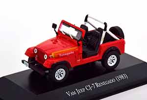 JEEP CJ-7 RENEGADO 1983 LIGHT RED / ДЖИП CJ-7 РЕНЕГАДО СВЕТЛЫЙ КРАСНЫЙ