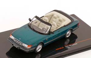 SAAB 900 CONVERTIBLE 1991 GREEN METALLIC