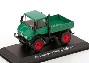 MERCEDES UNIMOG U 406 1977 GREEN RED BLACK