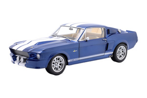 FORD MUSTANG SHELBY GT500 1967 BLUE METALLIC/WHITE