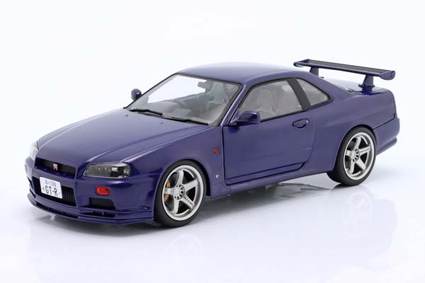 NISSAN GT-R R34 1999 PURPLE METALLIC