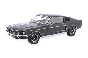 FORD MUSTANG GT FASTBACK 1968 BLACK