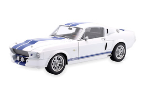 FORD MUSTANG SHELBY GT500 1967 WHITE/BLUE
