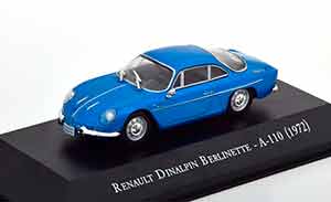 RENAULT DINALPIN BERLINETTE A110 1972 BLUEMETALLIC