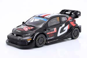 TOYOTA GR YARIS RALLY1 HYBRID #17 "TOYOTA GAZOO RACING WRT" OGIER/LANDAIS 2 МЕСТО RALLY MONTE CARLO 2024