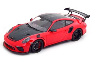 PORSCHE 911 GT3RS (991.2) 2019 КРАСНЫЙ WEISSACH PACKAGE С ЧЕРНЫМИ КОЛЕСАМИ