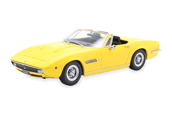 MASERATI GHIBLI SPYDER WITH REMOVABLE SOFTTOP 1970 YELLOW