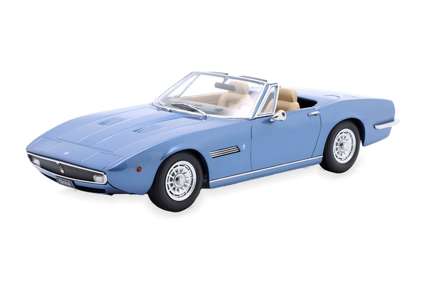 MASERATI GHIBLI SPYDER WITH REMOVABLE SOFTTOP 1970 LIGHTBLUE-METALLIC