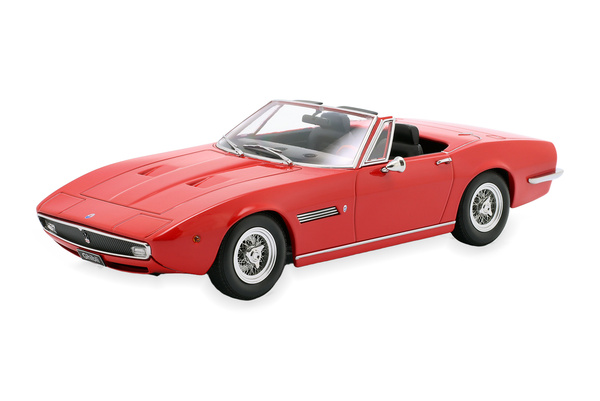 MASERATI GHIBLI SPYDER WITH REMOVABLE SOFTTOP 1970 RED