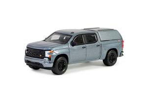 CHEVROLET SILVERADO 1500 CUSTOM ПИКАП С КУНГОМ 2023 STERLING GRAY METALLIC (ДЛИНА МОДЕЛИ 6-10 СМ)