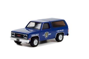 GMC JIMMY CONRAIL POLICE K-9 UNIT 1990 (ДЛИНА МОДЕЛИ 6-10 СМ)