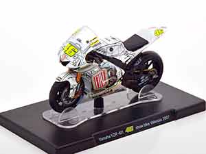YAMAHA YZR-M1 NO 46 SHOW BIKE VALENCIA 2007