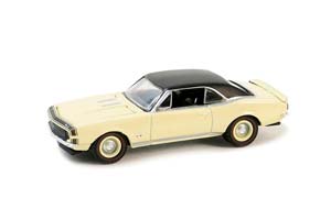 CHEVROLET CAMARO SS RS 1967 CREAMY/BLACK (ДЛИНА МОДЕЛИ 6-10 СМ)
