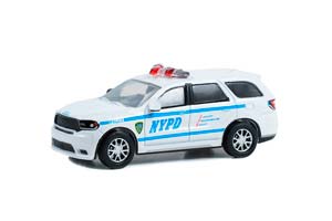 DODGE DURANGO "NEW YORK CITY POLICE DEPT (NYPD)" 2019 С ЛИСТОМ ДЕКАЛЕЙ (ДЛИНА МОДЕЛИ 6-10 СМ)