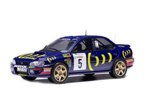 SUBARU IMPREZA 555 #5 "555 SUBARU WRT" SAINZ/MOYA 4 МЕСТО TOUR DE CORSE 1995