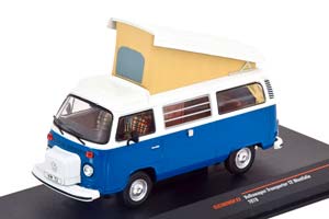 VW VOLKSWAGEN T2 "WESTFALIA" КЭМПЕР С ПОДЪЕМНОЙ КРЫШЕЙ 1978 DARK BLUE/WHITE