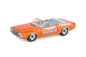 DODGE CHALLENGER CONVERTIBLE (ОТКРЫТЫЙ) "JOYRIDING GINA" 1971 ORANGE (ДЛИНА МОДЕЛИ 6-10 СМ)