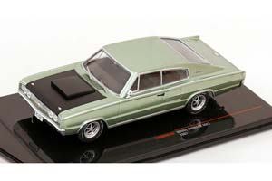 DODGE CHARGER MK1 1967 LIGHT GREEN METALLIC MATT-BLACK