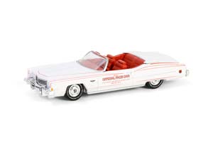CADILLAC ELDORADO CONVERTIBLE OFFICIAL PACE CAR "57TH ANNUAL INDIANAPOLIS 500 MILE RACE" 1973 (ДЛИНА МОДЕЛИ 6-10 СМ)