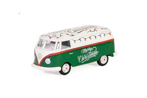 VW VOLKSWAGEN T1 VAN "CHRISTMAS 2024" (ДЛИНА МОДЕЛИ 6-10 СМ)