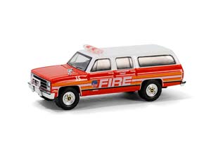CHEVROLET SUBURBAN "FIRE DEPARTMENT CITY OF NEW YORK BATTALION CHIEF"(FDNY) 1991 (ДЛИНА МОДЕЛИ 6-10 СМ)