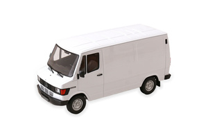MERCEDES 208 D TRANSPORTER 1988 WHITE