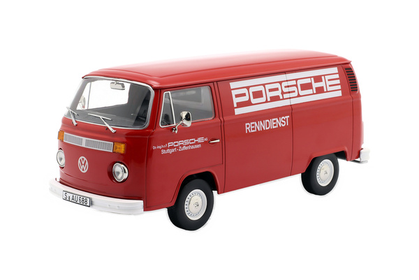VW T2B PORSCHE RENNDIENST 1972 RED