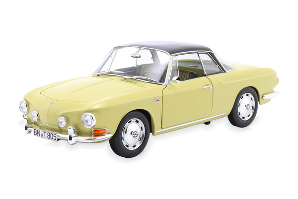 VW VOLKSWAGEN KARMANN GHIA 1500 1961 LIGHT YELLOW/BLACK