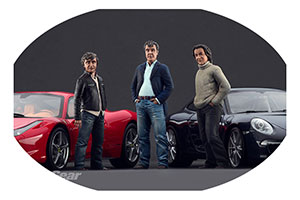 ФИГУРКА КОЛЛЕКЦИОННАЯ THE TOP GEAR TRIO / НАБОР 3 ФИГУРКИ 1:18 ТРИО ТОП ГИР КЛАРКСОН/ХАММОНД/МЭЙ