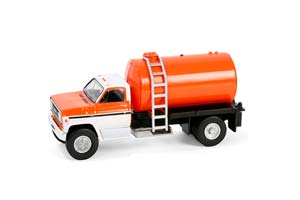 CHEVROLET C-70 ЦИСТЕРНА УДОБРЕНИЯ 1984 ORANGE/WHITE (ДЛИНА МОДЕЛИ 6-10 СМ)