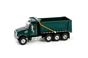 MACK GRANITE САМОСВАЛ "NEW YORK CITY DEPARTMENT OF PARKS" 2019 GREEN (ДЛИНА МОДЕЛИ 6-10 СМ)
