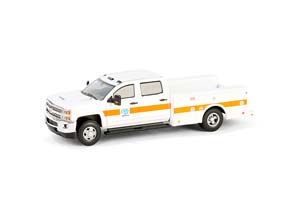 CHEVROLET SILVERADO HD 3500 SERVICE BED ЭВАКУАТОР "CALTRANS" (CALIFORNIA DEPARTMENT OF TRANSPORTATION) 2016 WHITE/YELLOW (ДЛИНА МОДЕЛИ 6-10 СМ)