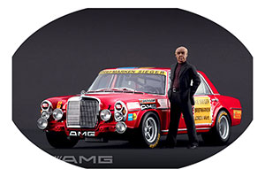 ФИГУРКА КОЛЛЕКЦИОННАЯ HANS-WERNER AUFRECHT AMG РУЧНАЯ РАБОТА В МАСШТАБЕ 1:18 ХАНС-ВЕРНЕР АУФРЕХТ АМГ