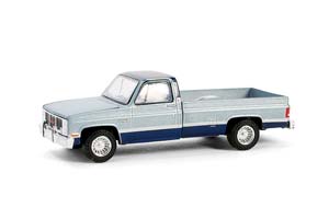 GMC SIERRA CLASSIC K2500 ПИКАП 1985 SILVER/MIDNIGHT BLUE (ДЛИНА МОДЕЛИ 6-10 СМ)