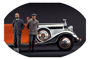 ФИГУРКА КОЛЛЕКЦИОННАЯ CHARLES ROLLS AND HENRY ROYCE РУЧНАЯ РАБОТА В МАСШТАБЕ 1:18 ЧАРЛЬЗ РОЛЛС И ГЕНРИ РОЙС