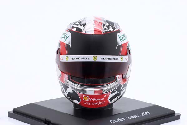 ШЛЕМ CHARLES LECLERC #16 SCUDERIA FERRARI SF21 FORMULA 1 2021 / ШАРЛЬ ЛЕКЛЕР СКУДЕРИЯ ФЕРРАРИ SF21 ФОРМУЛА-1