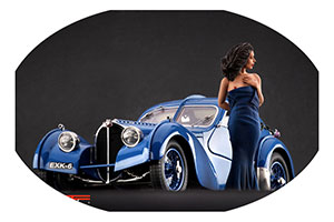 ФИГУРКА КОЛЛЕКЦИОННАЯ LONG BLUE DRESS GIRL FIGURE РУЧНАЯ РАБОТА В МАСШТАБЕ 1:18 ДЕВУШКА В ДЛИННОМ СИНЕМ ПЛАТЬЕ