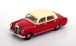 MERCEDES 180D W120 RED CREME (ДЛИНА МОДЕЛИ 6-10 СМ)