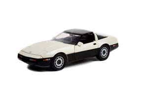 CHEVROLET CORVETTE C4 MALCOLM KONNER COMMEMORATIVE EDITION 1986 DUAL-TONE BLACK/SILVER BEIGE