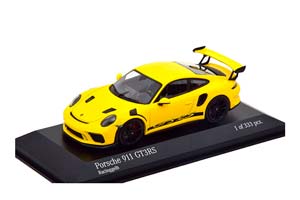 PORSCHE 991 (911) II GT3 RS - 2018 ЖЕЛТЫЙ С ЧЕРНЫМИ КОЛЕСАМИ
