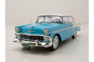 CHEVROLET BEL AIR 1956 LIGHT BLUE/WHITE